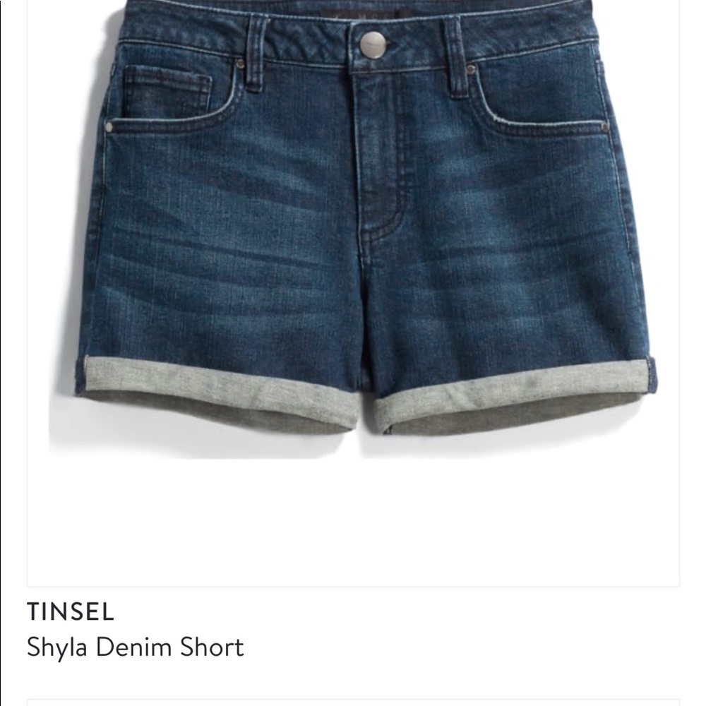 TINSEL Shyla Denim Shorts stitch fix